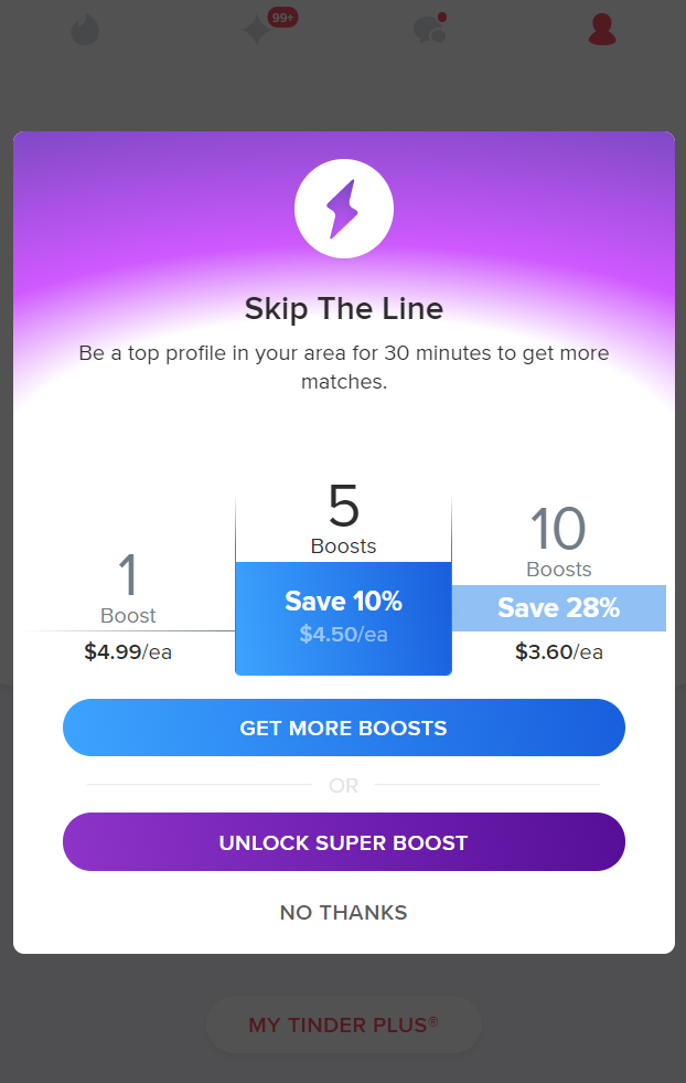 Tinder Super Boost - Is It A Super Ripoff? 